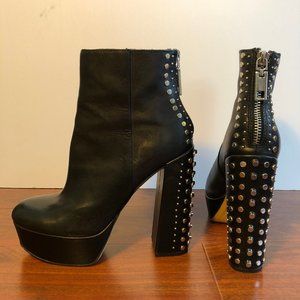Dolce Vita Liv Leather Studded Platform Boot